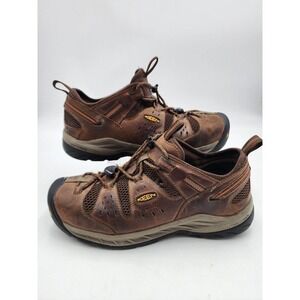 KEEN Utility Regen Steel Toe Brown Work Hiking Shoes Mens 11.5D ASTM F2413-18 EH